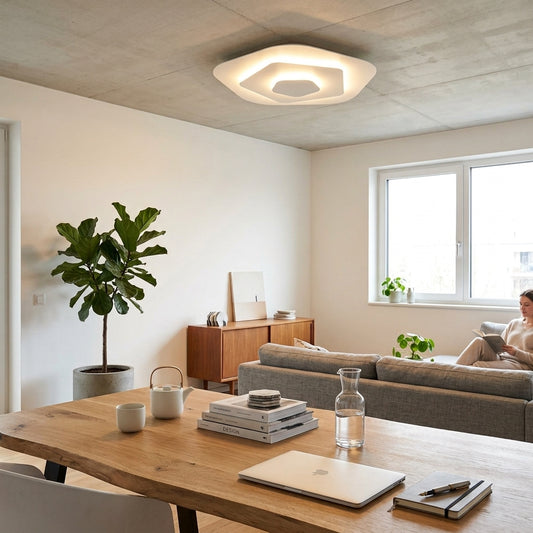 LED Deckenleuchte Modern Rund Weiß 50 cm