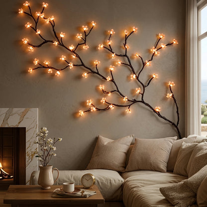 LED Lichterkette Kirschblüten Rosa – Lichterkette Innenraum Deko