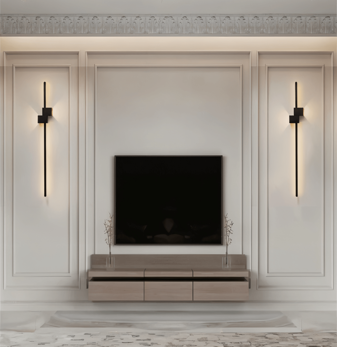 Moderne LED Wandleuchte Minimalistisch – Wandlampe Wohnzimmer & Flur
