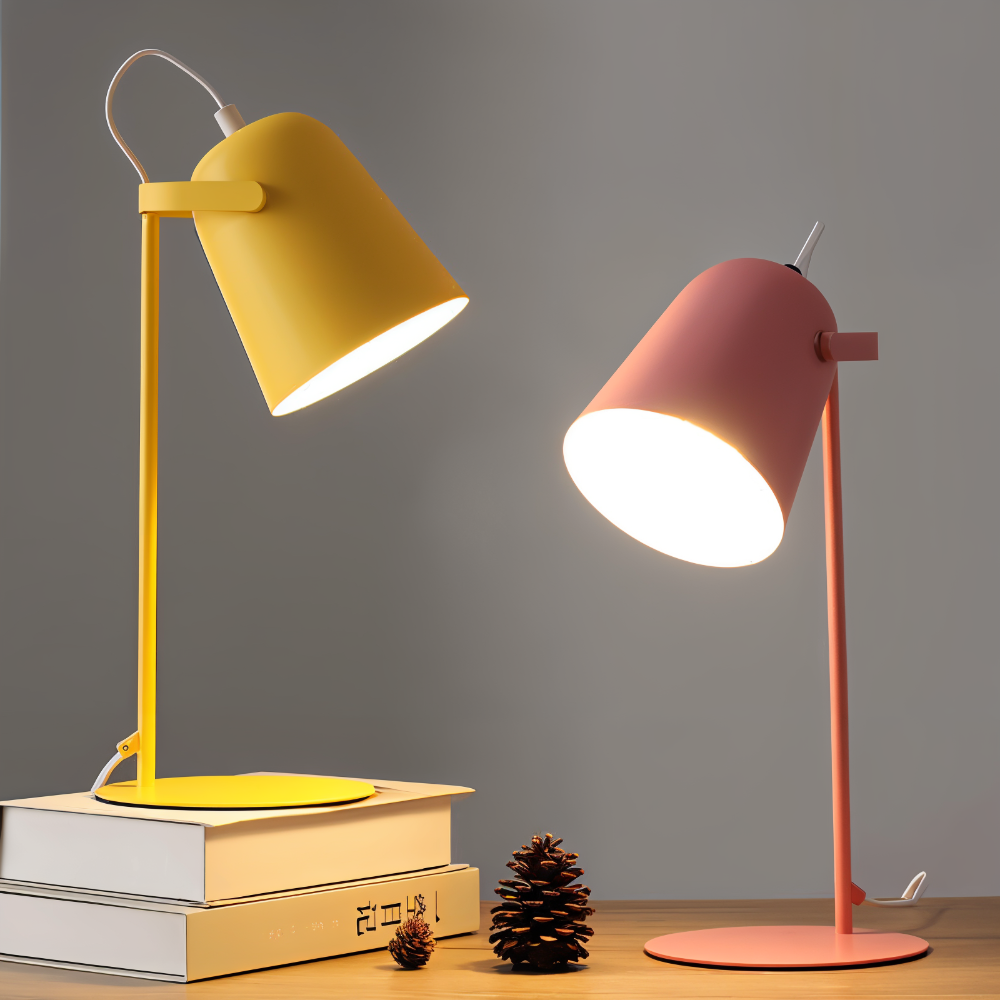 LED Tischlampe Rotierend – Dimmbare Schreibtischleuchte Augenfreundlich