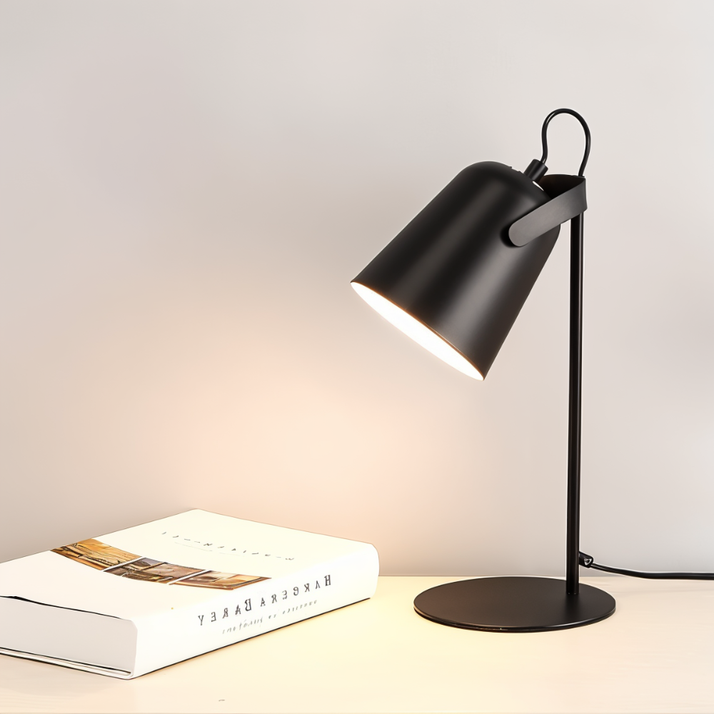 LED Tischlampe Rotierend – Dimmbare Schreibtischleuchte Augenfreundlich
