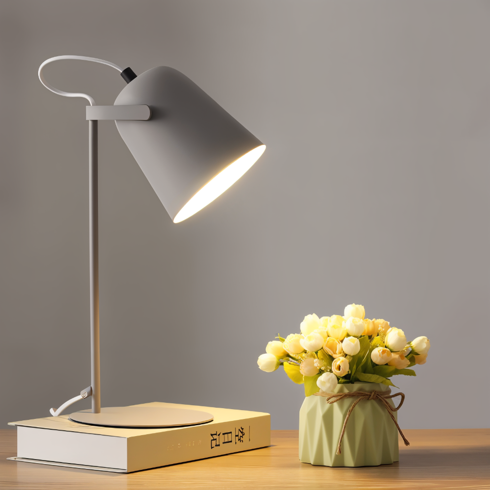 LED Tischlampe Rotierend – Dimmbare Schreibtischleuchte Augenfreundlich