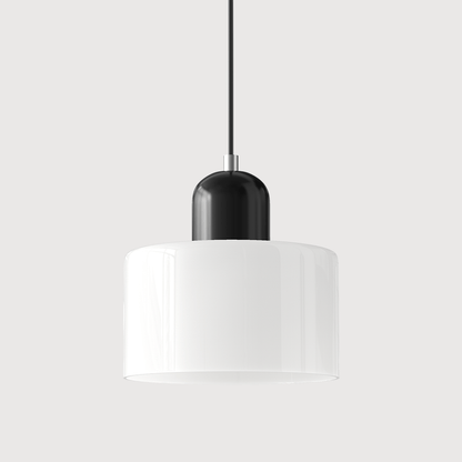 Bauhaus Pendelleuchte Farbglas – Moderne Hängelampe Buntglas