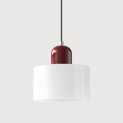 Bauhaus Pendelleuchte Farbglas – Moderne Hängelampe Buntglas