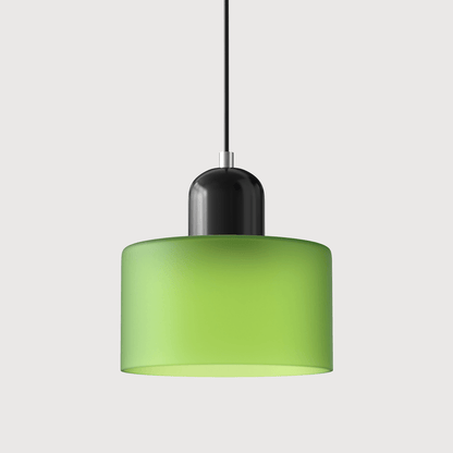 Bauhaus Pendelleuchte Farbglas – Moderne Hängelampe Buntglas