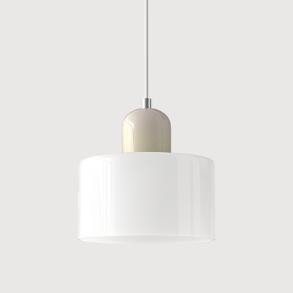 Bauhaus Pendelleuchte Farbglas – Moderne Hängelampe Buntglas