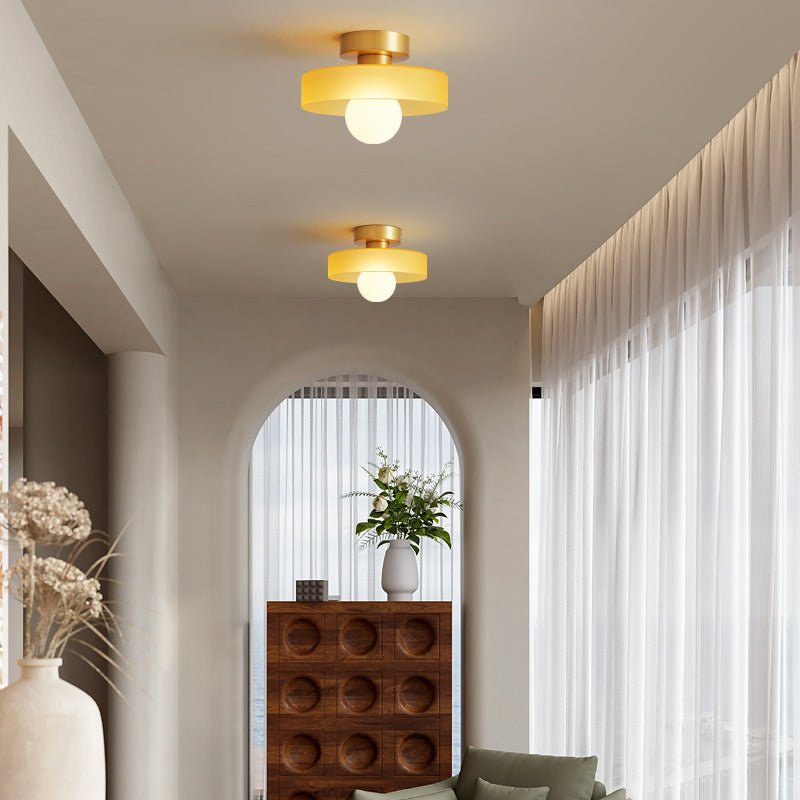 Bauhaus Deckenleuchte Glas Rund – Moderne Deckenlampe