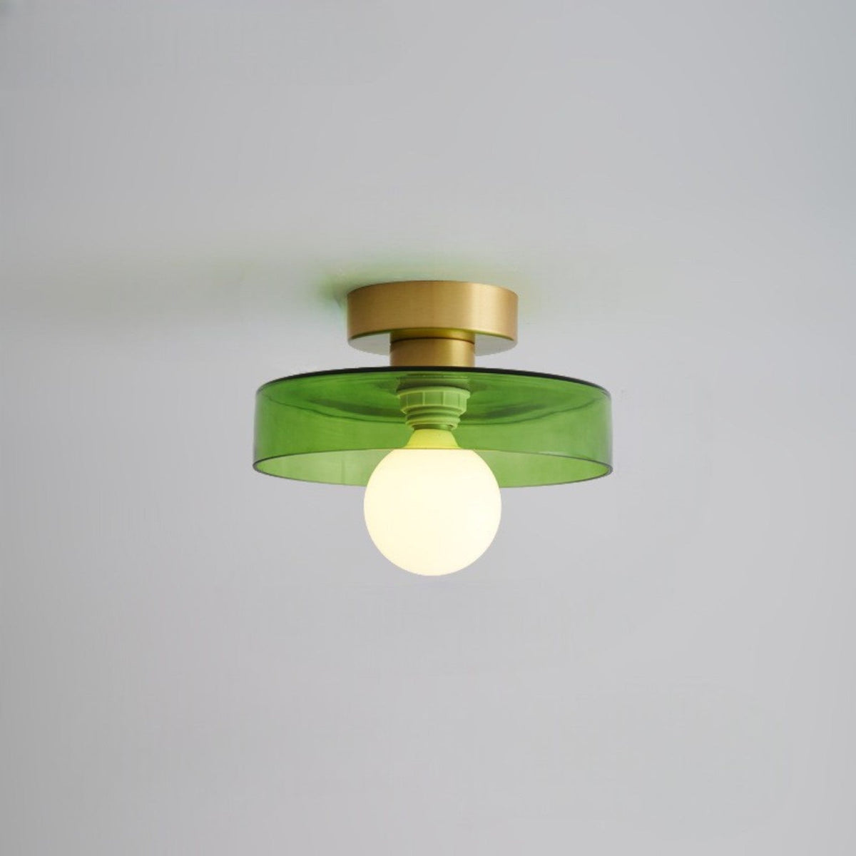 Bauhaus Deckenleuchte Glas Rund – Moderne Deckenlampe