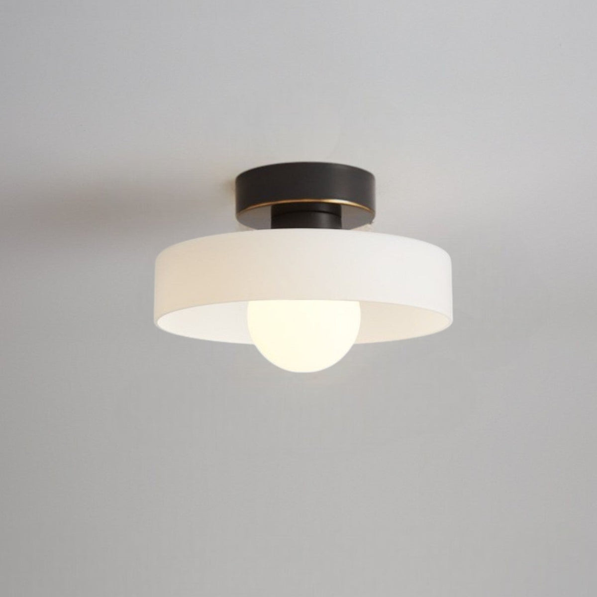 Bauhaus Deckenleuchte Glas Rund – Moderne Deckenlampe