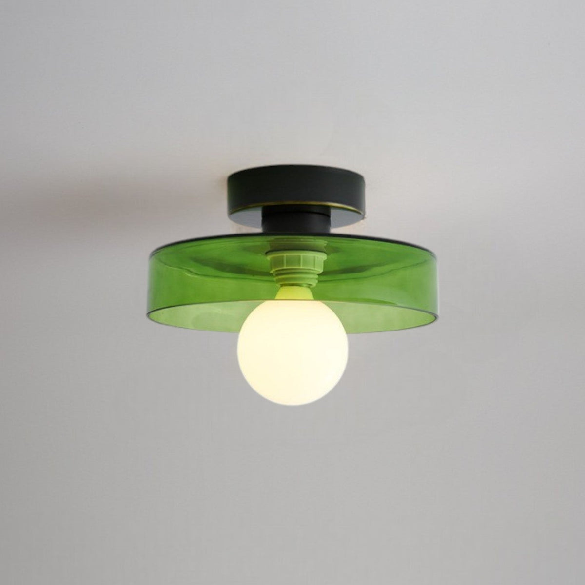 Bauhaus Deckenleuchte Glas Rund – Moderne Deckenlampe