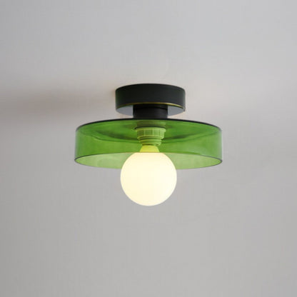 Bauhaus Deckenleuchte Glas Rund – Moderne Deckenlampe