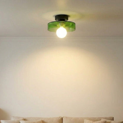 Bauhaus Deckenleuchte Glas Rund – Moderne Deckenlampe