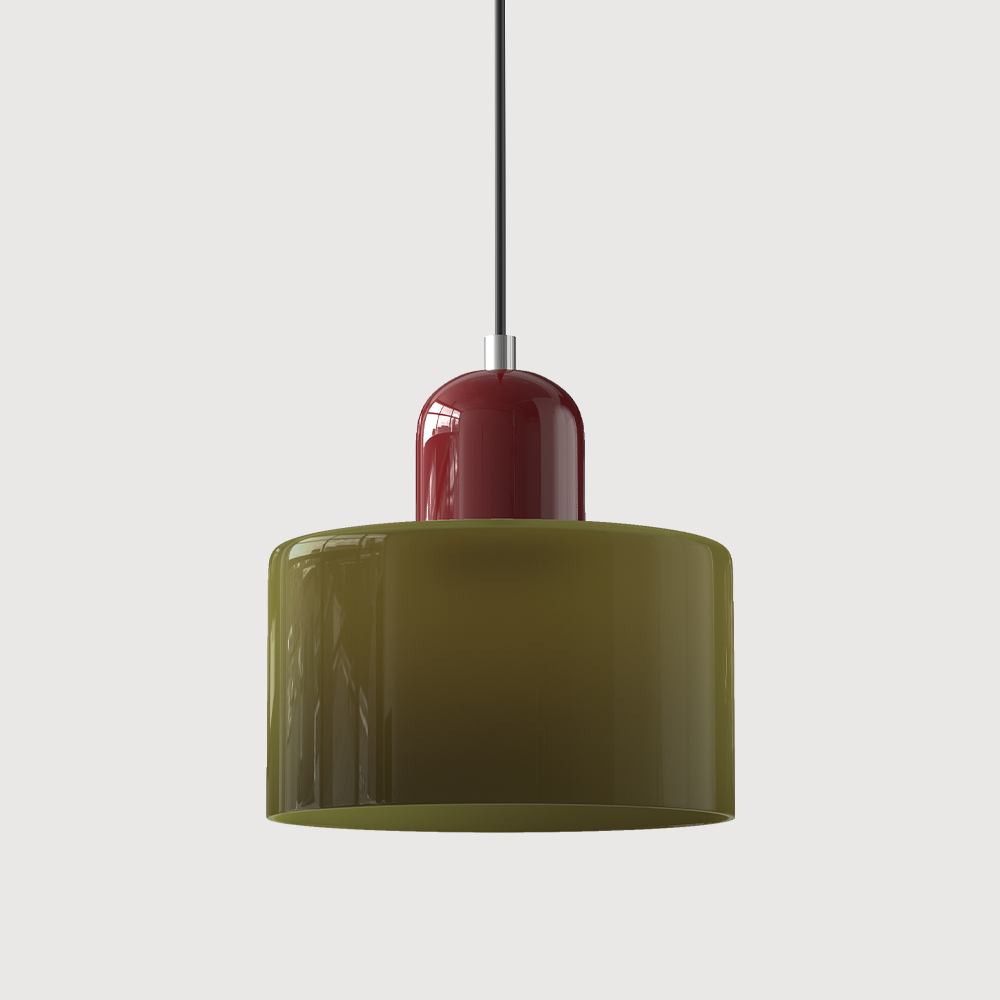 Kreative Bauhaus-Pendelleuchte – Geometrische Glas Hängeleuchte