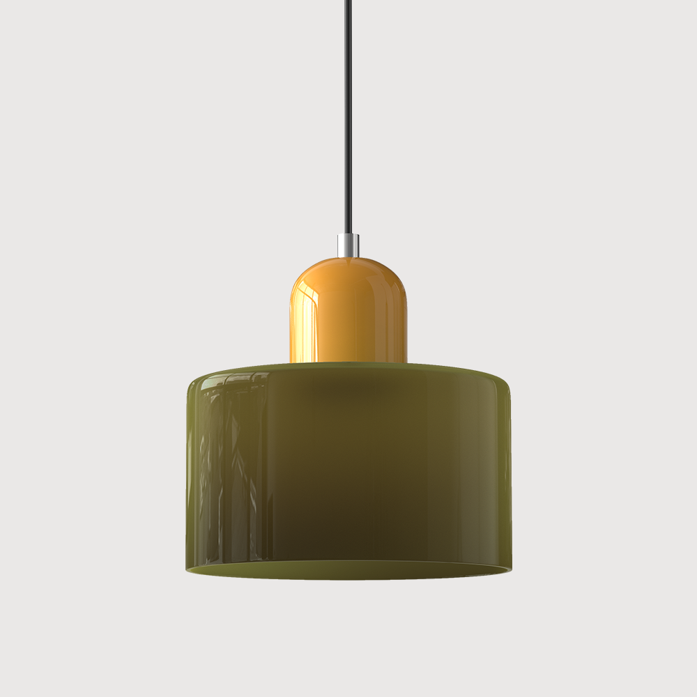 Kreative Bauhaus-Pendelleuchte – Geometrische Glas Hängeleuchte