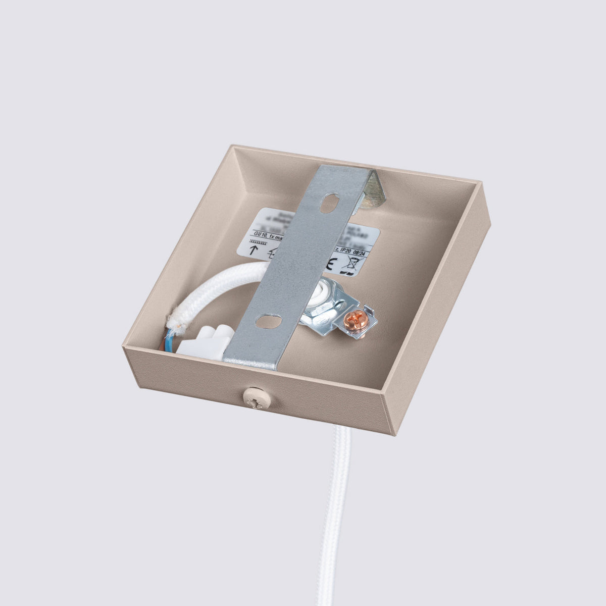 Schlanke Pendelleuchte aus Aluminium (GU10)
