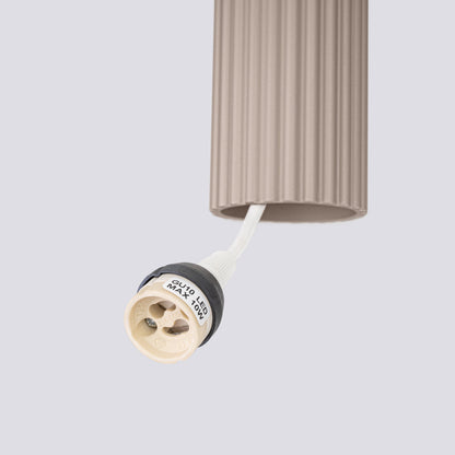 Schlanke Pendelleuchte aus Aluminium (GU10)