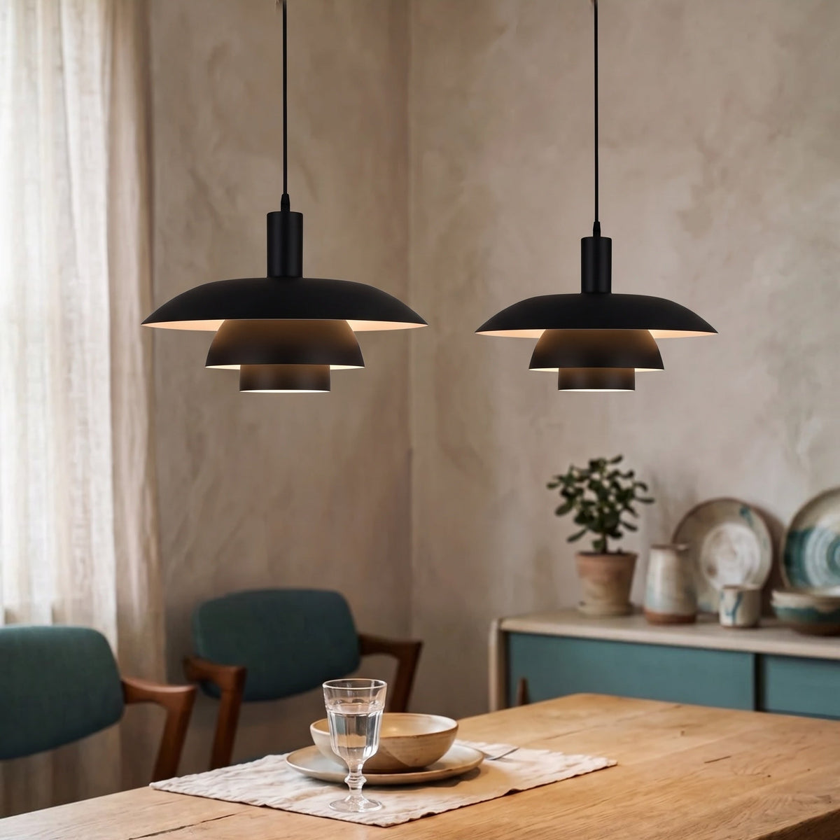 Pendelleuchte im dänischen Stil – Skandinavische LED Hängeleuchte