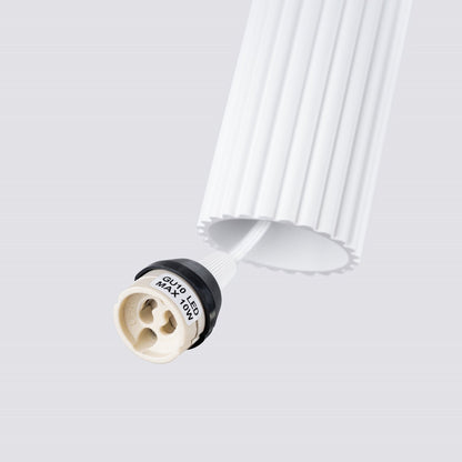 Schlanke Pendelleuchte aus Aluminium (GU10)