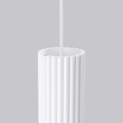 Schlanke Pendelleuchte aus Aluminium (GU10)