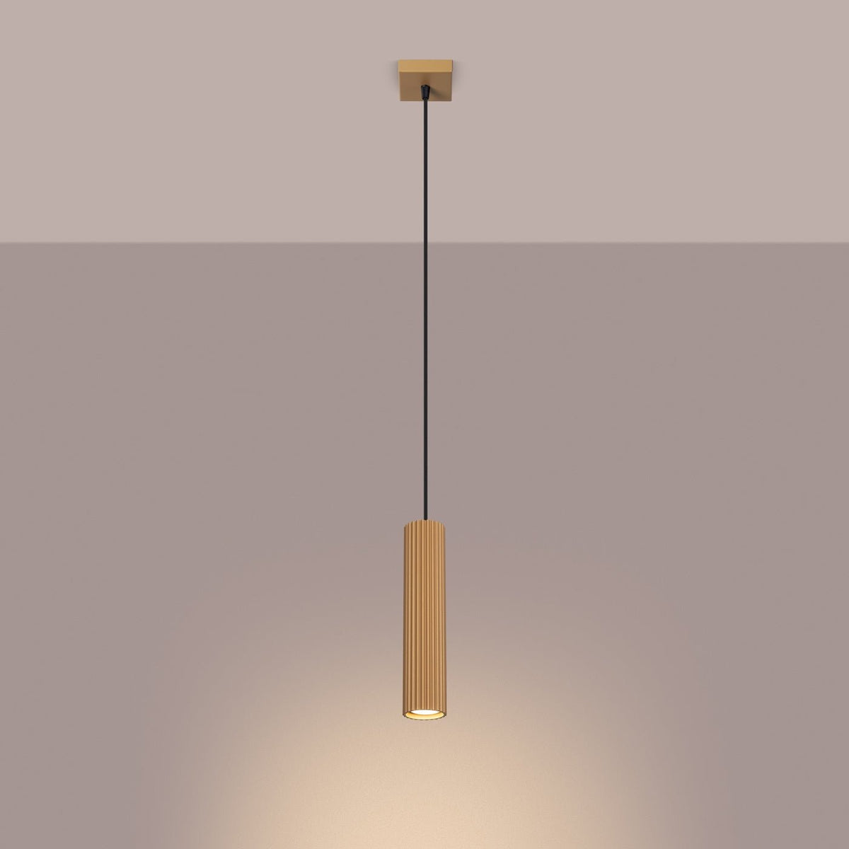 Schlanke Pendelleuchte aus Aluminium (GU10)