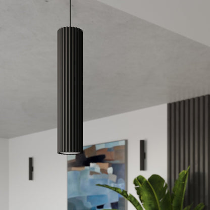 Schlanke Pendelleuchte aus Aluminium (GU10)