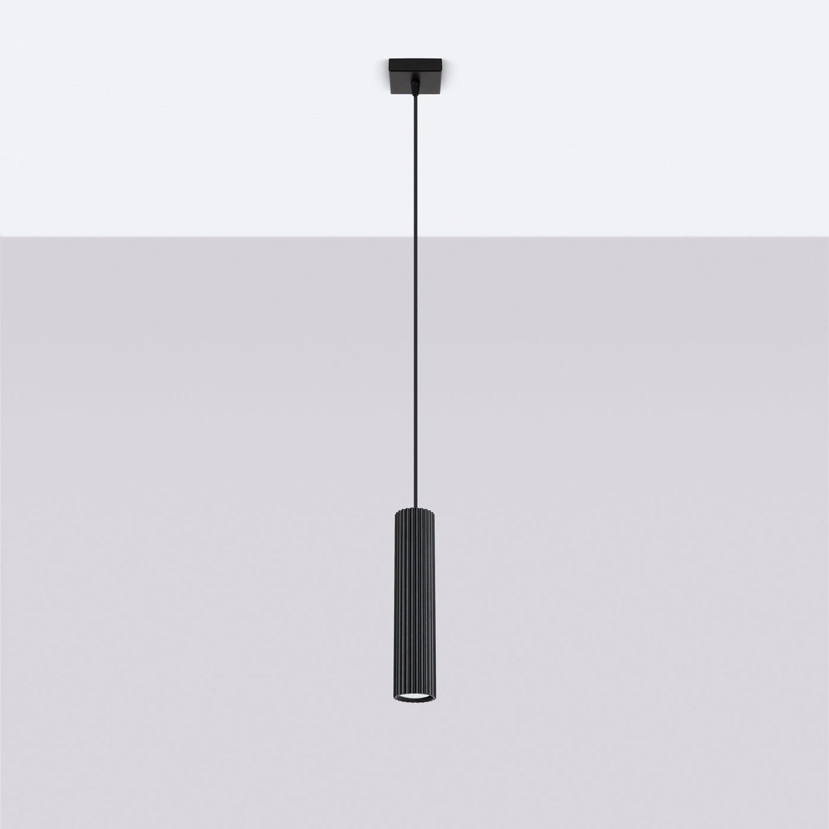 Schlanke Pendelleuchte aus Aluminium (GU10)