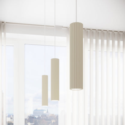 Schlanke Pendelleuchte aus Aluminium (GU10)