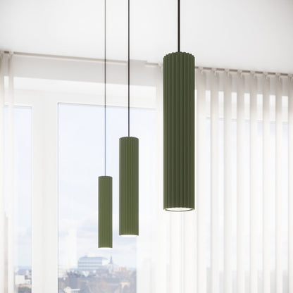 Schlanke Pendelleuchte aus Aluminium (GU10)