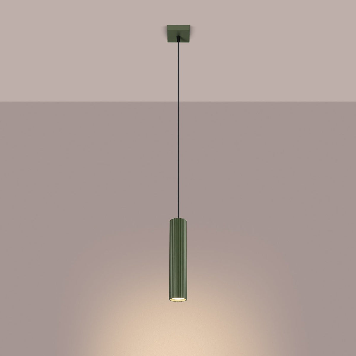 Schlanke Pendelleuchte aus Aluminium (GU10)