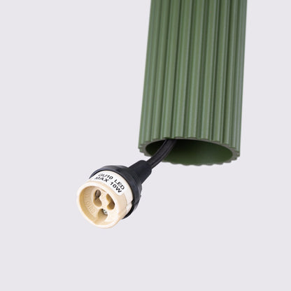 Schlanke Pendelleuchte aus Aluminium (GU10)