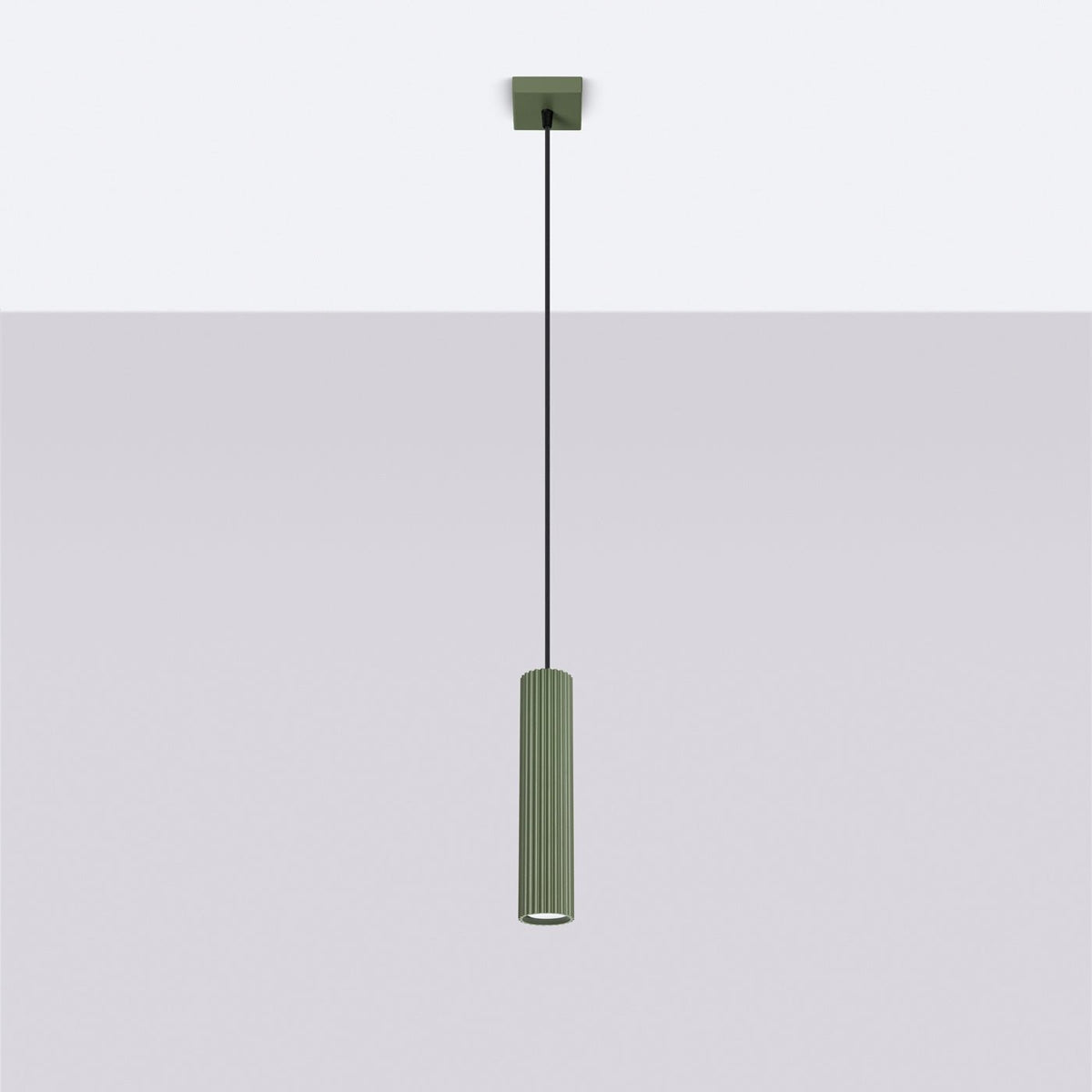 Schlanke Pendelleuchte aus Aluminium (GU10)