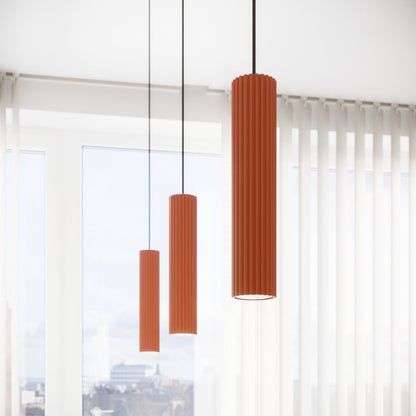 Schlanke Pendelleuchte aus Aluminium (GU10)