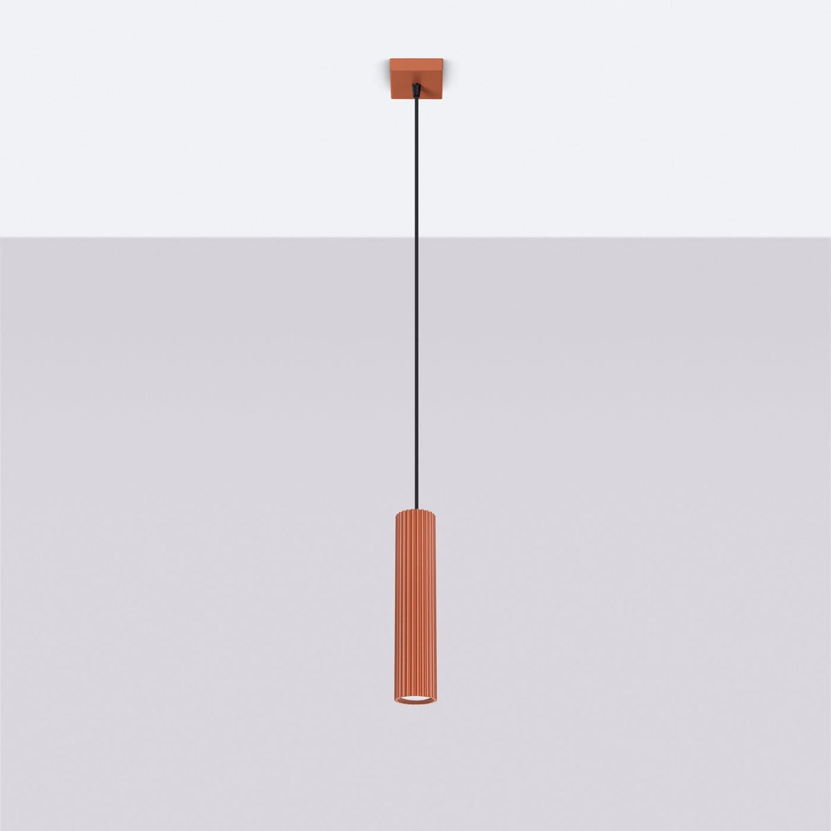Schlanke Pendelleuchte aus Aluminium (GU10)