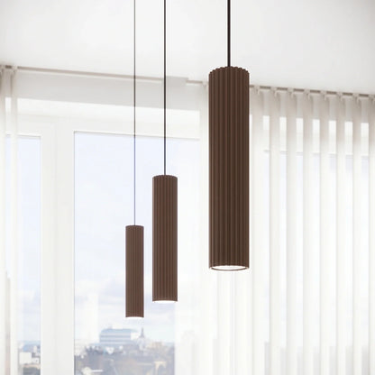 Schlanke Pendelleuchte aus Aluminium (GU10)