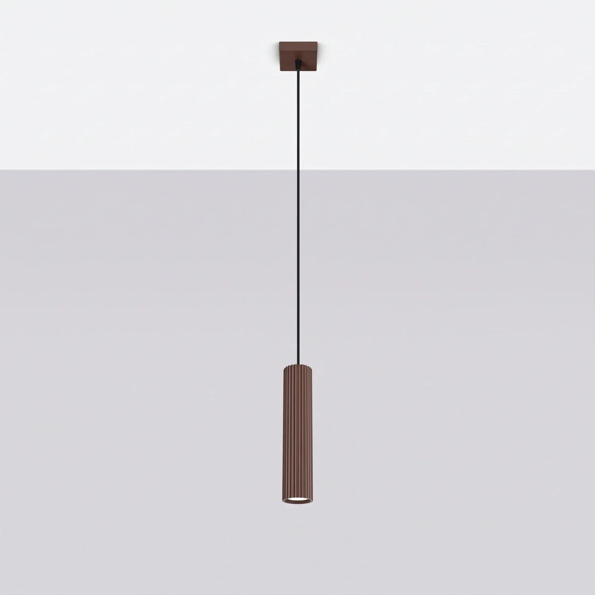 Schlanke Pendelleuchte aus Aluminium (GU10)