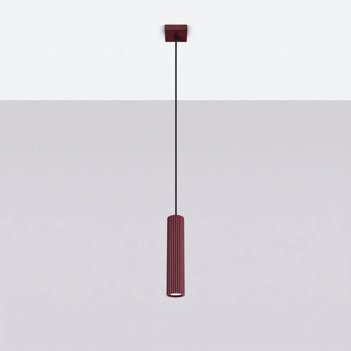 Schlanke Pendelleuchte aus Aluminium (GU10)