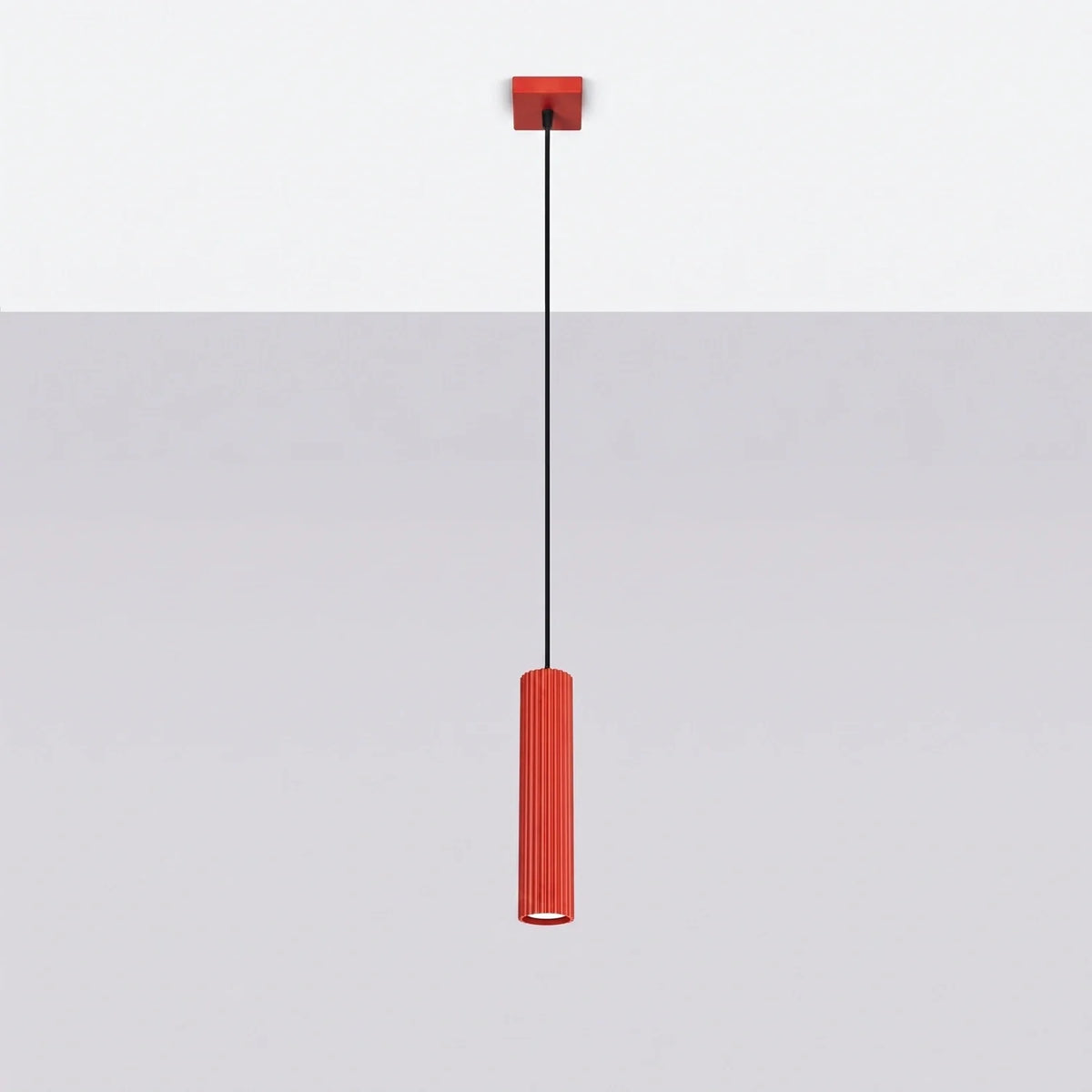 Schlanke Pendelleuchte aus Aluminium (GU10)