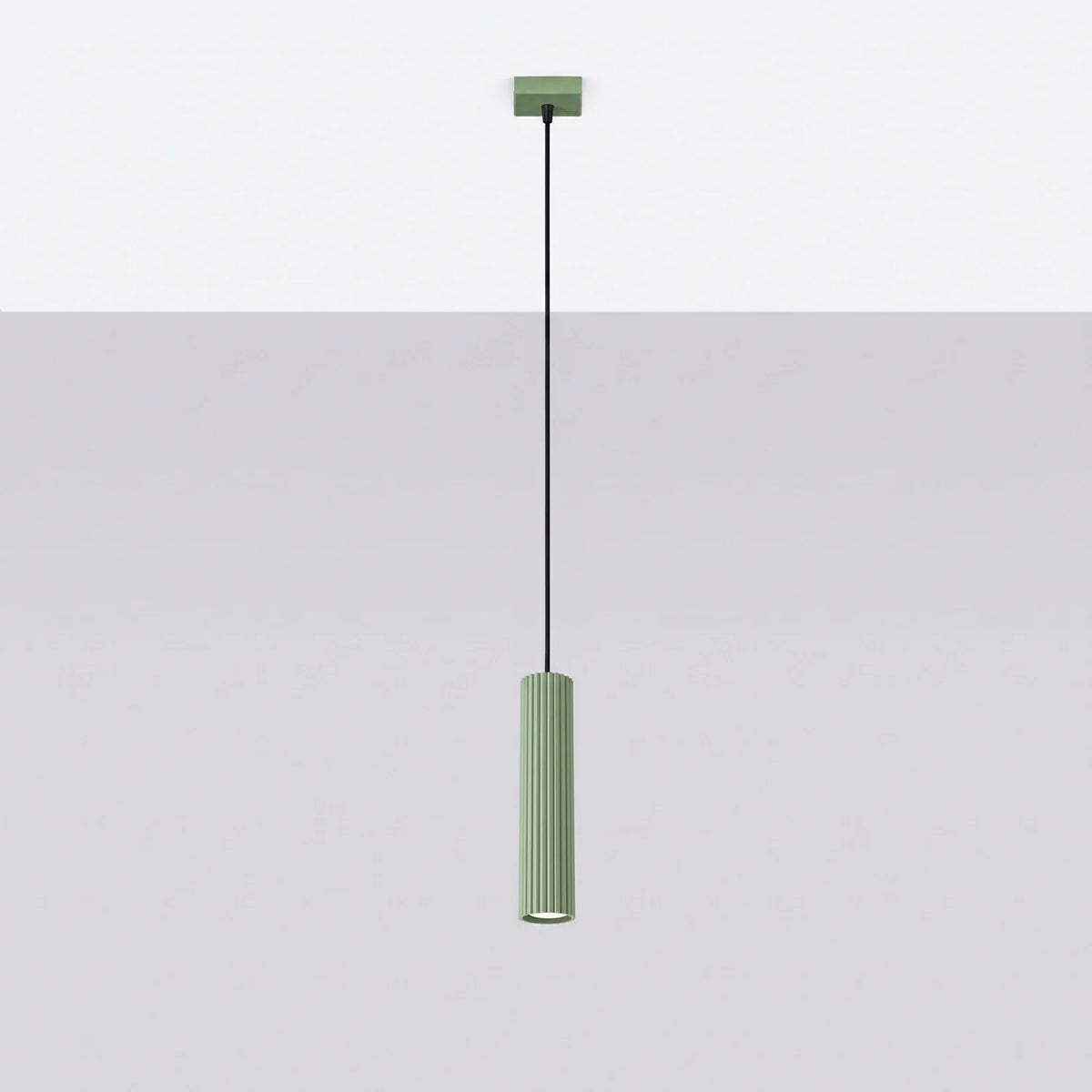 Schlanke Pendelleuchte aus Aluminium (GU10)