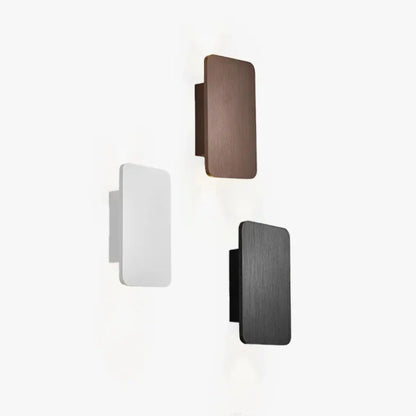 Manial. Moderne LED Up-&-Down Wandleuchte – Rechteckige Aluminium Wandlampe Innen