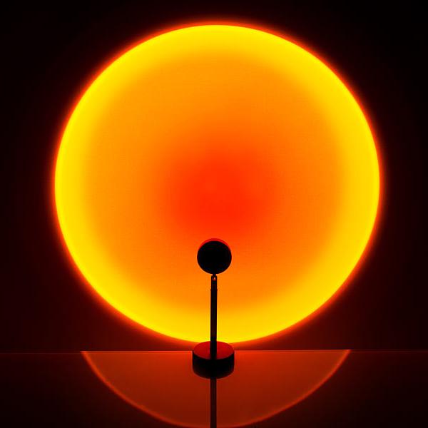 LED Sunset Lampe Projektor – Sonnenuntergangsleuchte Schlafzimmer & Wohnzimmer