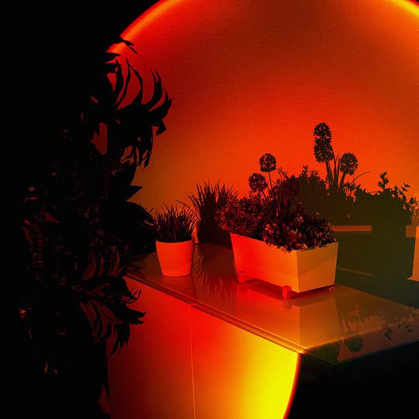 LED Sunset Lampe Projektor – Sonnenuntergangsleuchte Schlafzimmer & Wohnzimmer